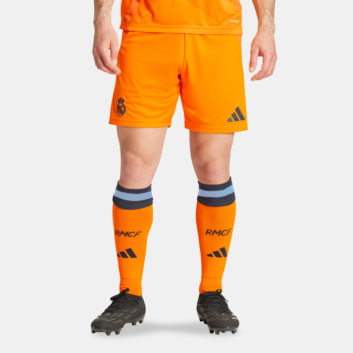 adidas Men's Real Madrid 24/25 Away Replica Football Shorts Orange adidas Men's Real Madrid 24/25 Away Replica Football Shorts Orange image number 0