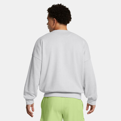 Under Armour Men's Icon Terry Sweatshirt Grey Under Armour Men's Icon Terry Sweatshirt Grey