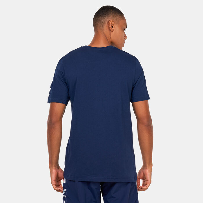 adidas Originals Men's Tech T-Shirt Blue adidas Originals Men's Tech T-Shirt Blue image number 1