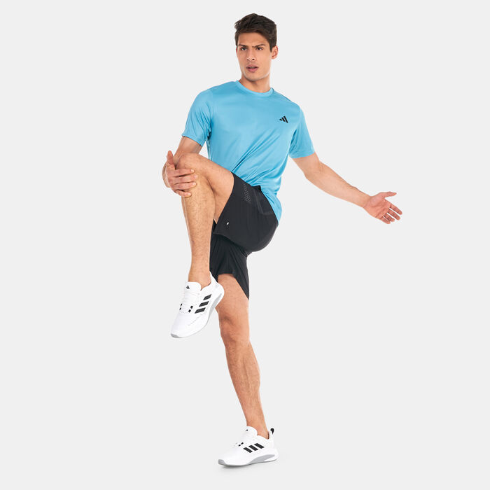 adidas Men's Own the Run Seasonal Shorts Black image number 2