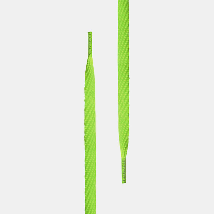 TUBELACES Flat Shoelaces Green image number 2