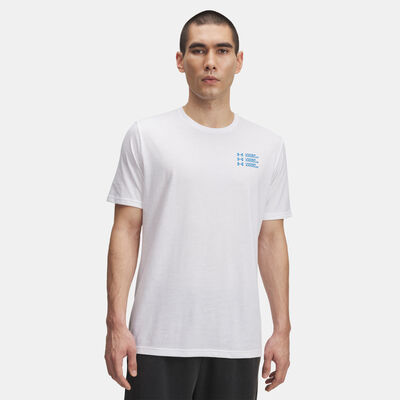 Under Armour Men's Triple Stack Logo T-Shirt White