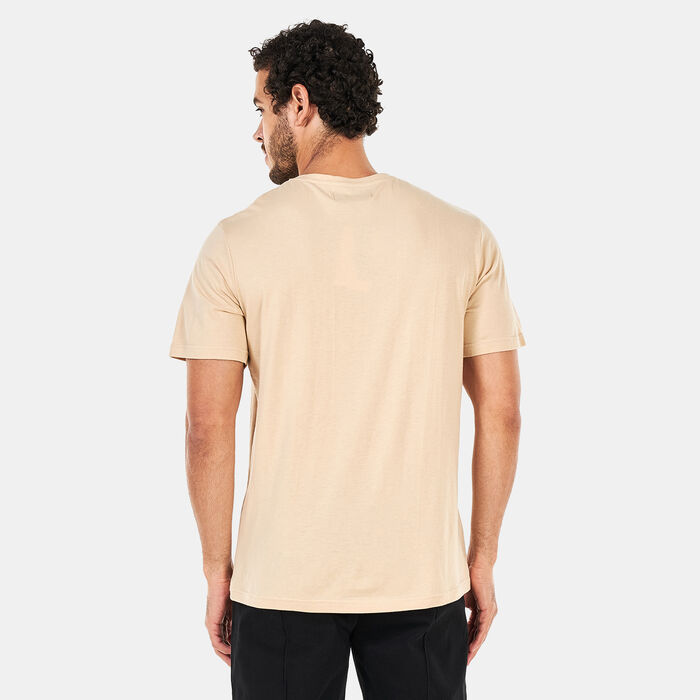 Tee Library Men's Supima Straight Hem T-Shirt Beige image number 1