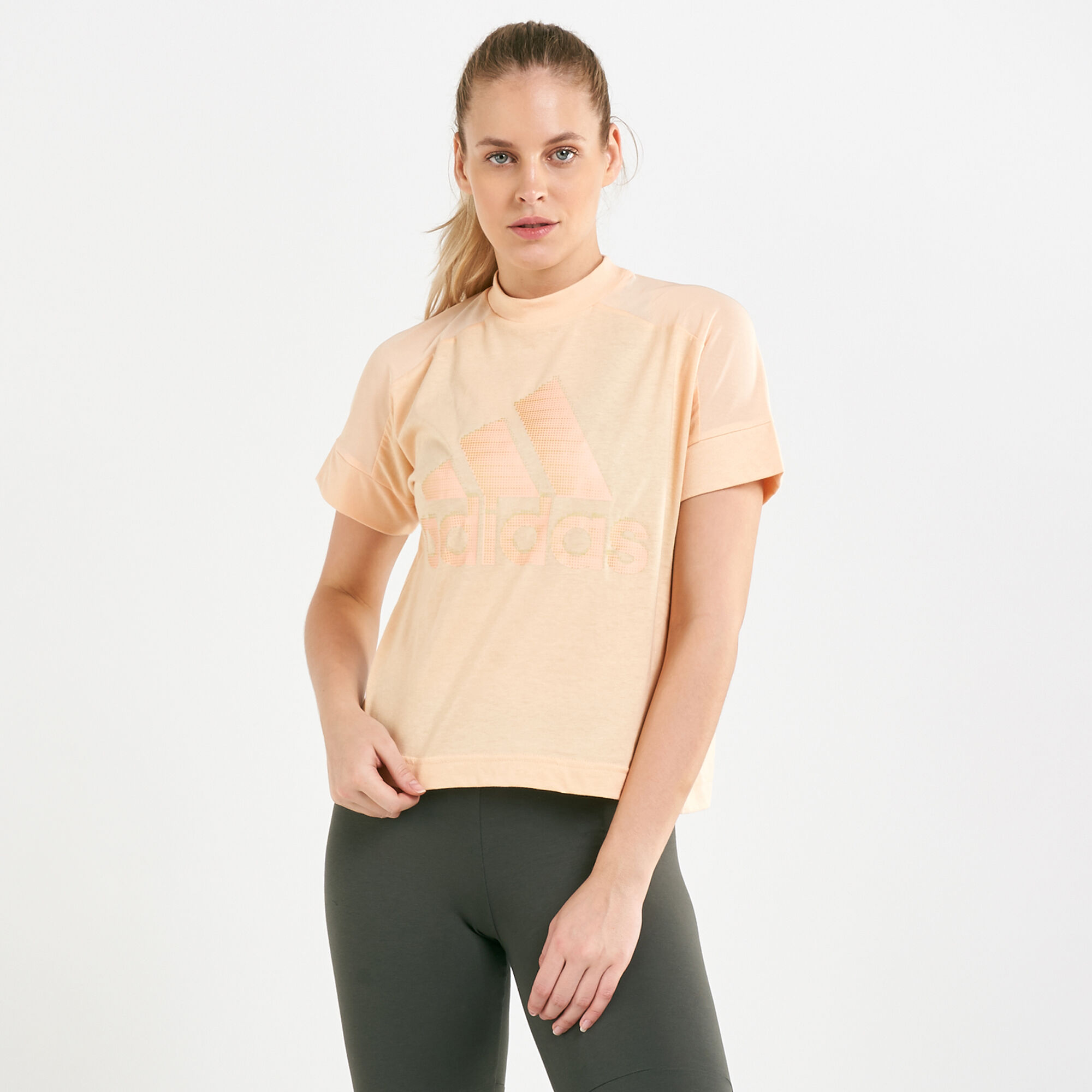 Adidas women’s sport outlet id crew sweater