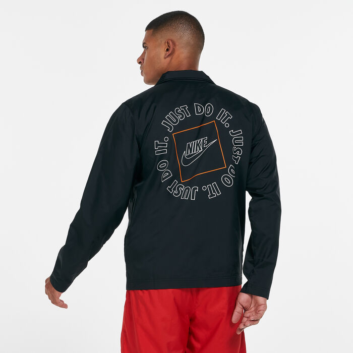 Nike Men's Sportswear Just Do It Jacket Black Nike Men's Sportswear Just Do It Jacket Black image number 1