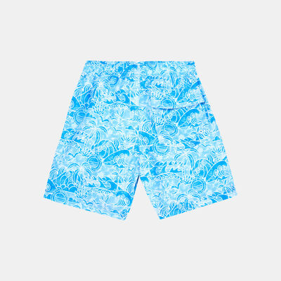 Speedo Kids' Printed 15-inch Swim Shorts Blue