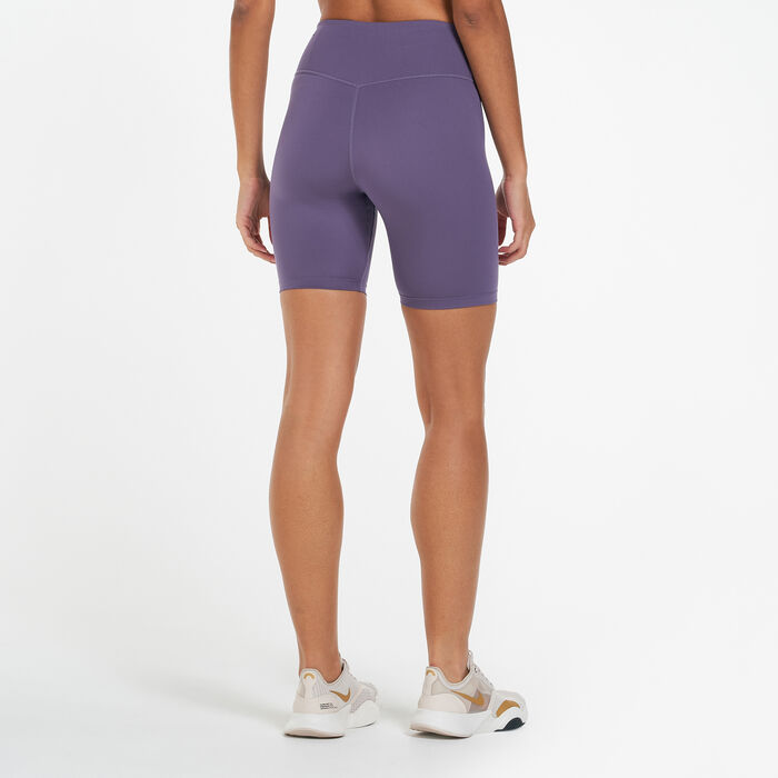 Nike Women's One Femme 7-Inch Training Shorts Purple image number 1