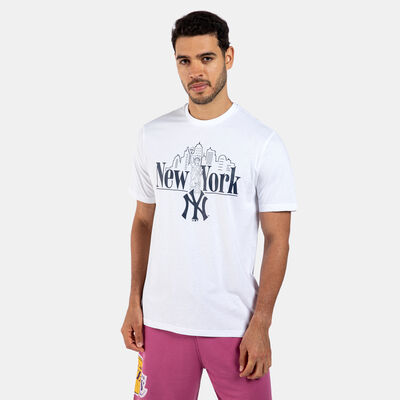 New Era Men's MLB New York Yankees Graphic T-Shirt White