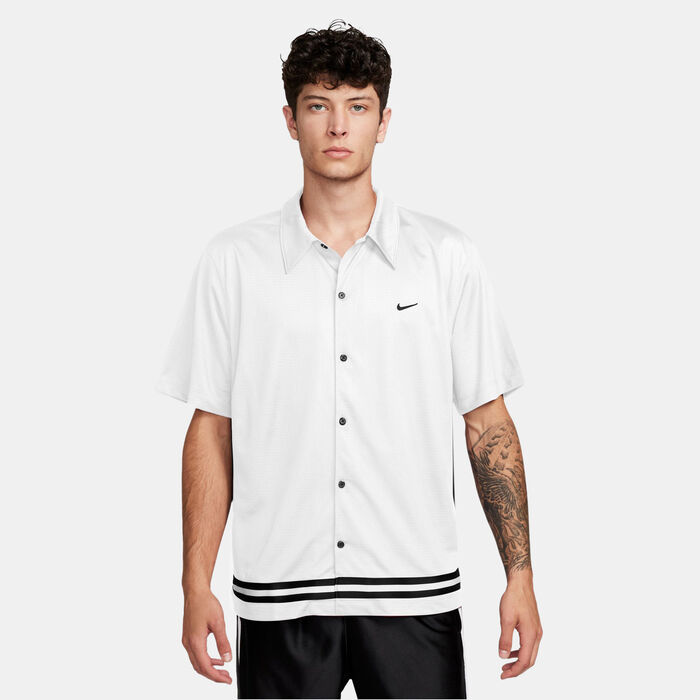 Nike Men's DNA Crossover Dri-FIT Basketball Polo Shirt White image number 0