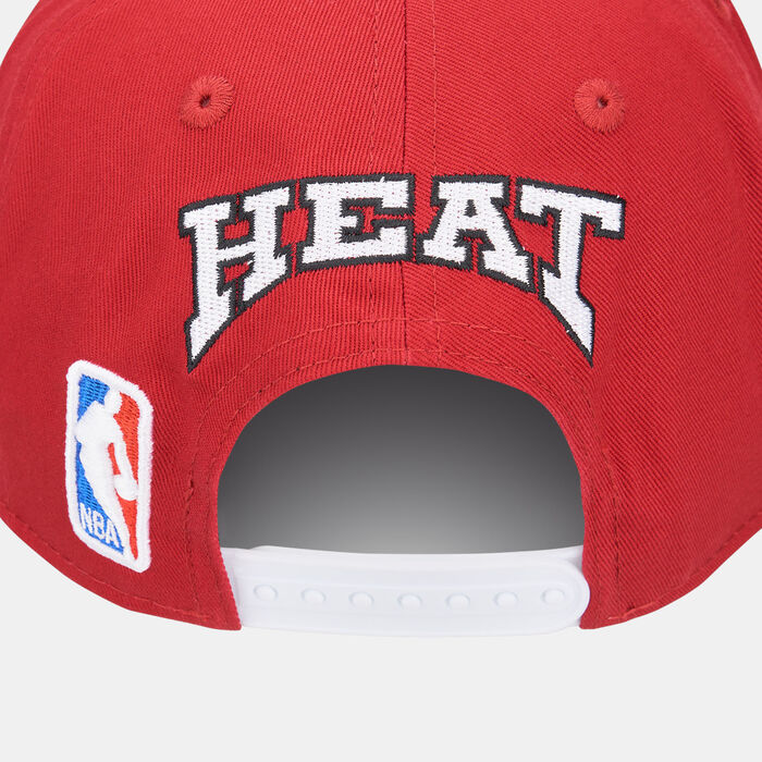 New Era Men's NBA Miami Heat Rear Logo 9FIFTY Cap Red New Era Men's NBA Miami Heat Rear Logo 9FIFTY Cap Red image number 1
