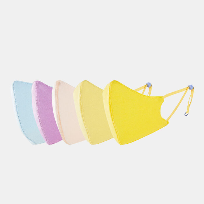 Sun and Sand Sports Face Masks (5 Pack) (Older Kids) Multi Sun and Sand Sports Face Masks (5 Pack) (Older Kids) Multi image number 0