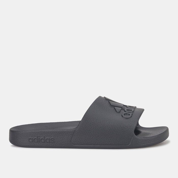 adidas Men's Adilette Aqua Slides Black adidas Men's Adilette Aqua Slides Black image number 1