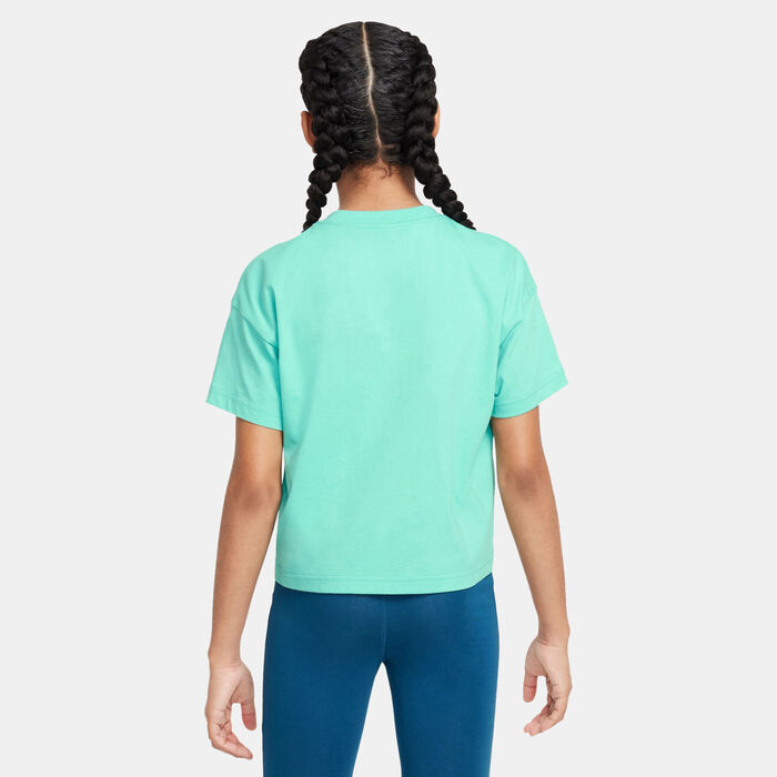 Nike Kids' Sportswear Essential T-Shirt (Older Kids) Blue Nike Kids' Sportswear Essential T-Shirt (Older Kids) Blue image number 1