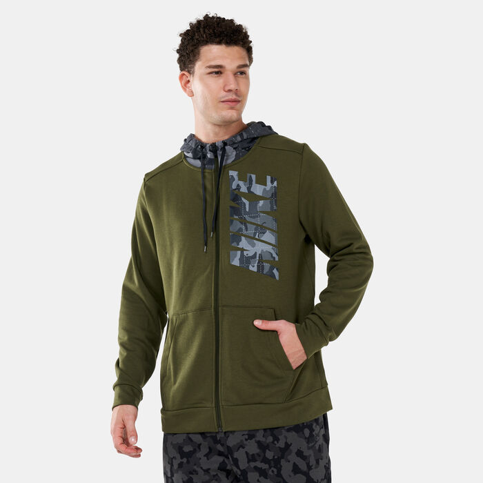 Nike Men's Dri-FIT Training Hoodie Green Nike Men's Dri-FIT Training Hoodie Green image number 0