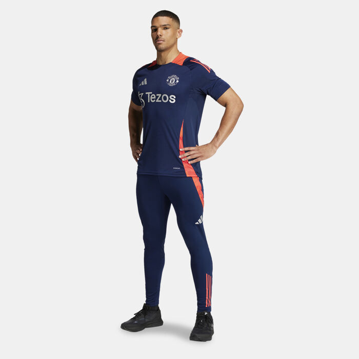 adidas Men's Manchester United Tiro 24 Training Football Pants Blue adidas Men's Manchester United Tiro 24 Training Football Pants Blue image number 2