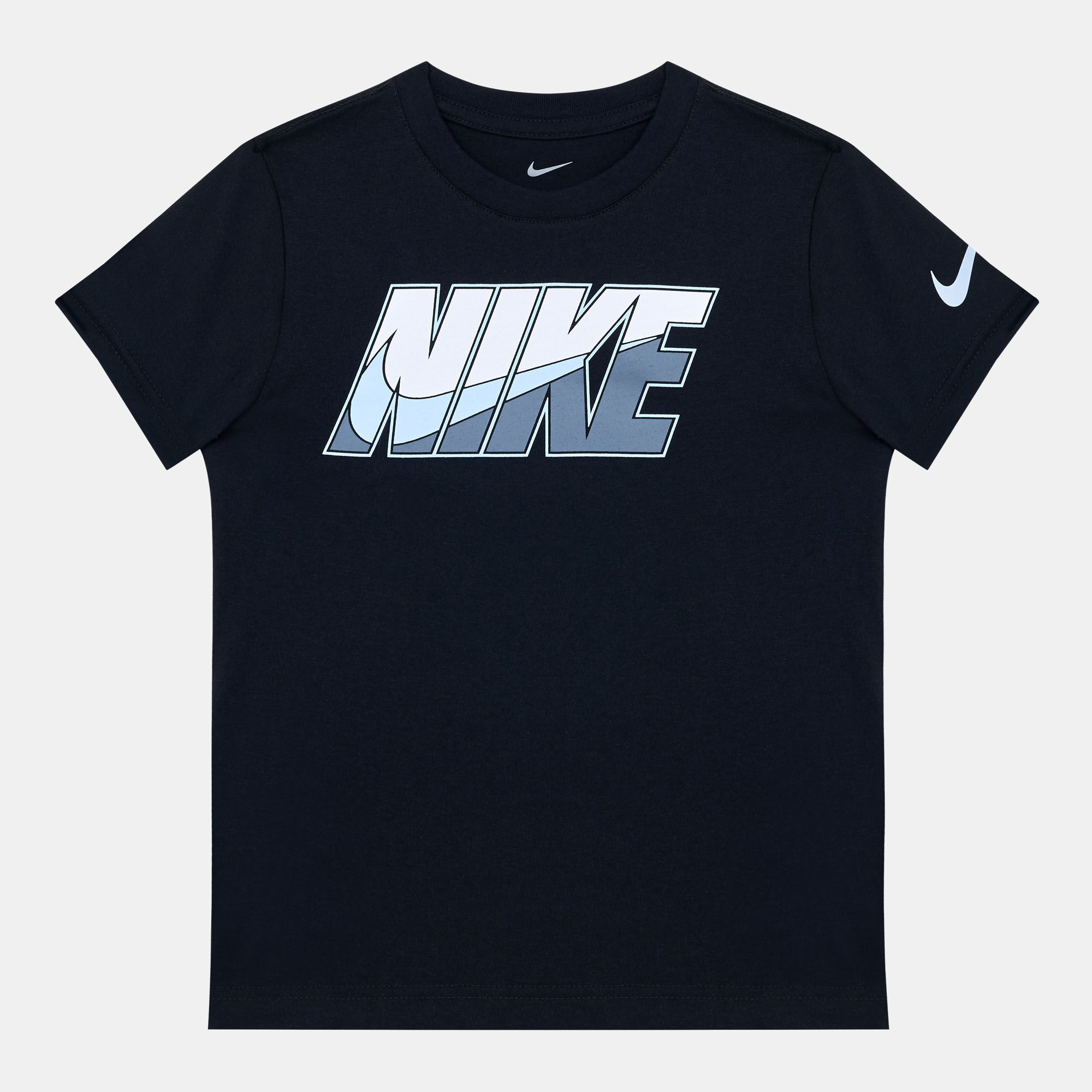 Kids Metallic Block T Shirt Black Nike in Qatar SSS