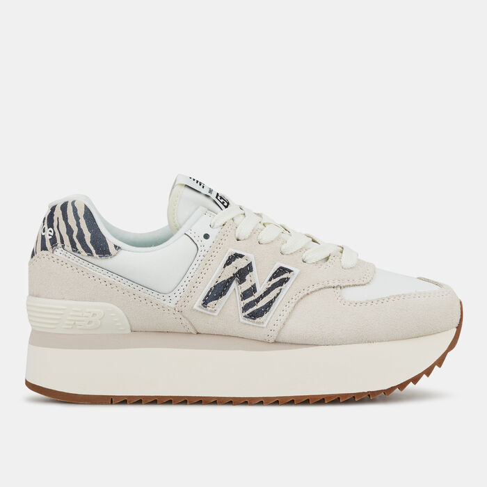 New Balance Women's 574 Shoe White New Balance Women's 574 Shoe White image number 0
