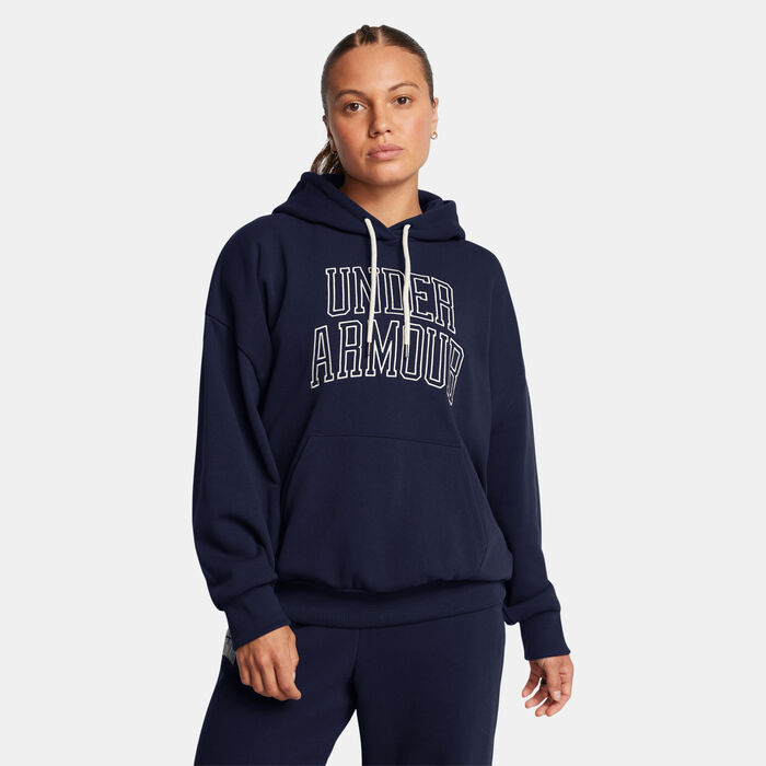 Under Armour Women's Icon Terry Hoodie Blue Under Armour Women's Icon Terry Hoodie Blue image number 0