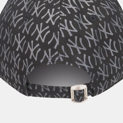 New Era Men's MLB New York Yankees Team Monogram 9FORTY Cap Black
