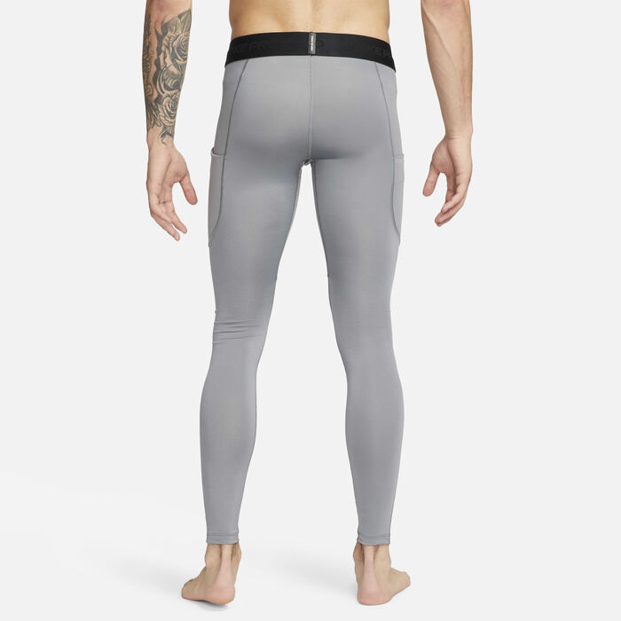 Nike Men's Pro Dri-FIT Training Tights Grey Nike Men's Pro Dri-FIT Training Tights Grey image number 1