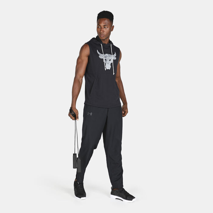 Under Armour Men's X Project Rock Hoodie Black Under Armour Men's X Project Rock Hoodie Black image number 2