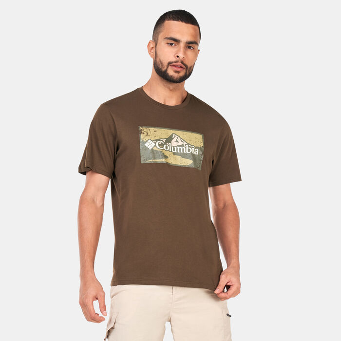 Columbia Men's Path Lake Graphic T-Shirt Green Columbia Men's Path Lake Graphic T-Shirt Green image number 0