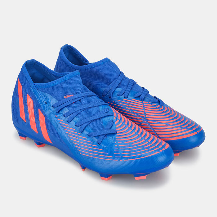 adidas Men's Predator Edge.3 Firm Ground Football Shoe Blue adidas Men's Predator Edge.3 Firm Ground Football Shoe Blue image number 2