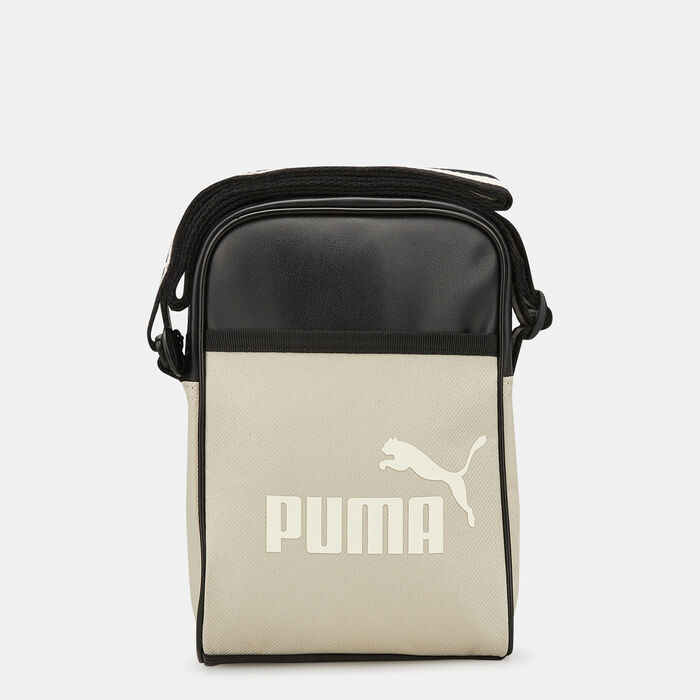 PUMA Men's Campus Compact Portable Messenger Bag Grey PUMA Men's Campus Compact Portable Messenger Bag Grey image number 0