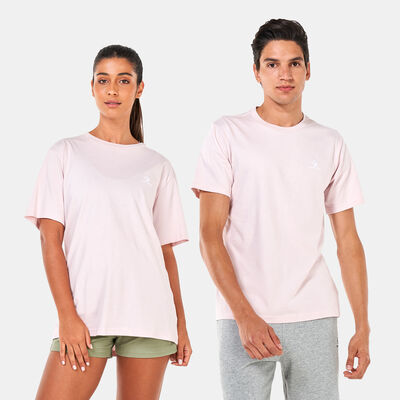 Converse Go-To Embroidered Star Chevron T-Shirt Pink