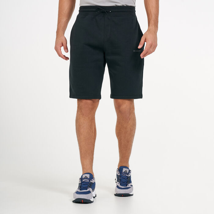 Columbia Men's Logo Fleece Shorts Black Columbia Men's Logo Fleece Shorts Black image number 0