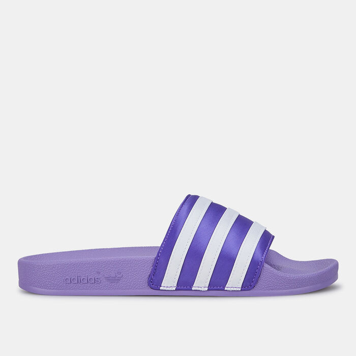 adidas Originals Women's Adilette Slides Purple adidas Originals Women's Adilette Slides Purple image number 1