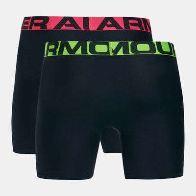 Under Armour Men's Tech™ 6-Inch Boxerjock® Boxers (2 Pack) Black