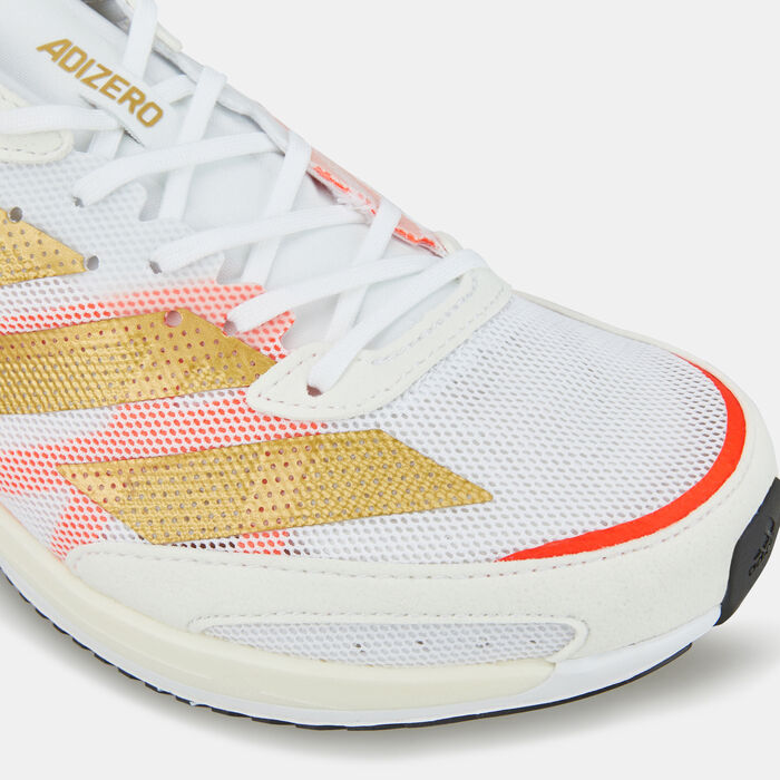 adidas Women's Adizero Adios 6 Shoe White image number 4