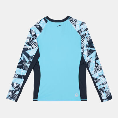 Speedo Women's Deluxe Long Sleeves Rashguard White