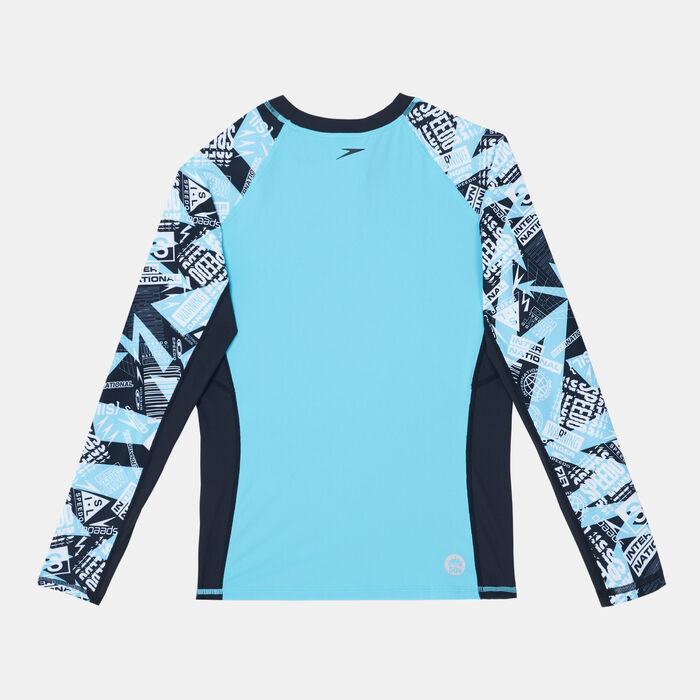 Speedo Women's Deluxe Long Sleeves Rashguard White Speedo Women's Deluxe Long Sleeves Rashguard White image number 1