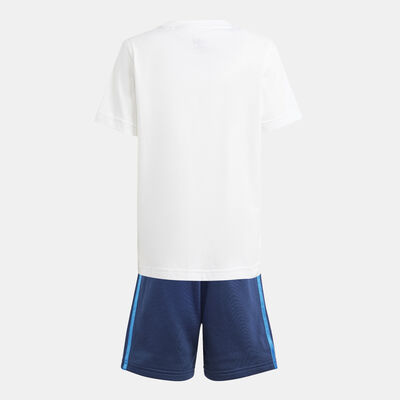adidas Originals Kids' VRCT T-Shirt and Short Set White