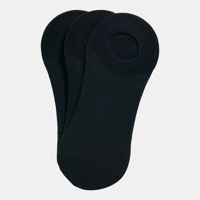 Sun and Sand Sports Women's No-Show Socks (3 Pack) - L/XL White image number 0