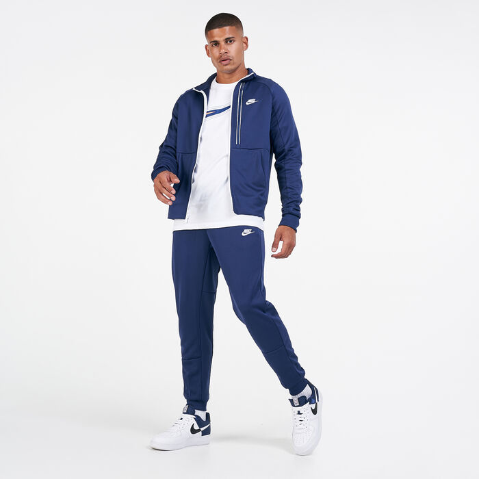 Nike Men's Sportswear N98 Tribute Track Jacket Blue image number 2