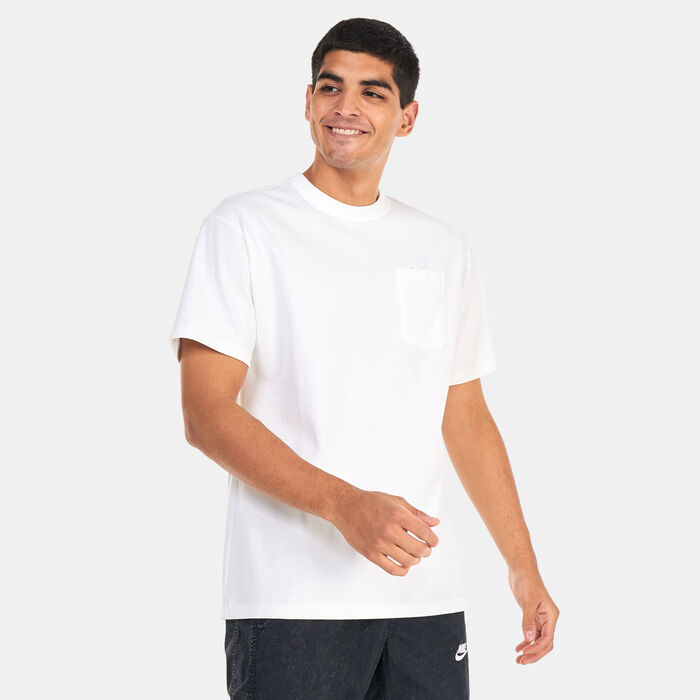 Nike Men's Sportswear Premium Essentials Pocket T-Shirt White image number 0