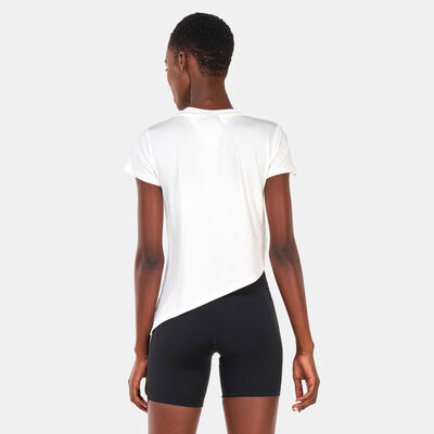 SQUATWOLF Women's She Wolf Crop Top White