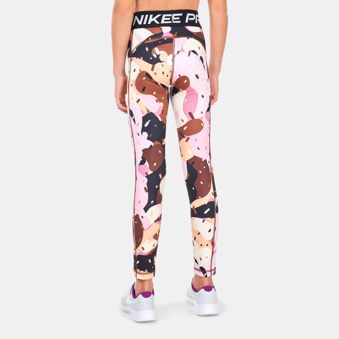 Nike Kids' Pro Dri-FIT Leggings (Older Kids) Black Nike Kids' Pro Dri-FIT Leggings (Older Kids) Black image number 1