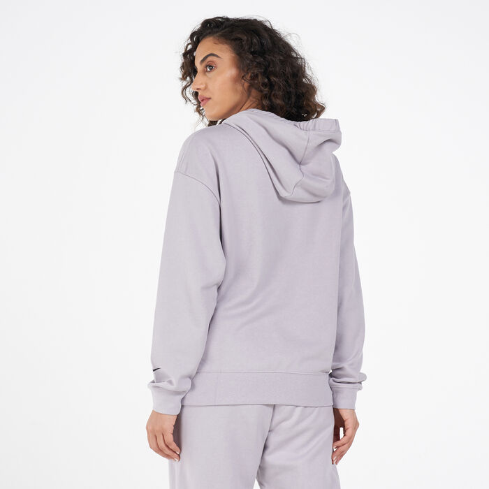 Nike Women's Sportswear Swoosh Hoodie Grey Nike Women's Sportswear Swoosh Hoodie Grey image number 1