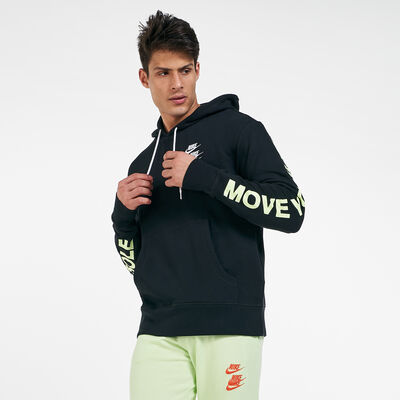 Nike Men's Sportwear World Tour Pullover Hoodie Black