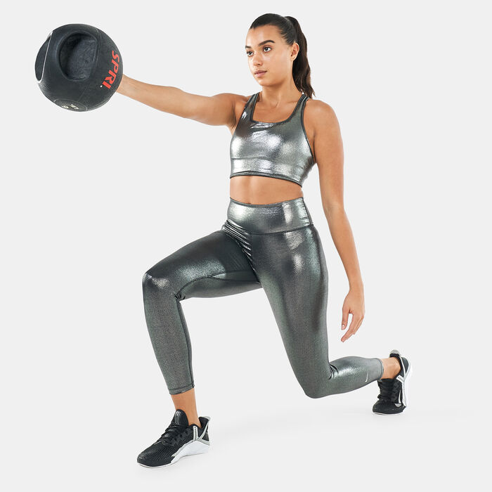 Nike Women's Dri-FIT Swoosh Icon Clash Sports Bra Black Nike Women's Dri-FIT Swoosh Icon Clash Sports Bra Black image number 2