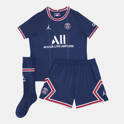 Nike Kids' Paris Saint-Germain Home Kit - 2021/22 Blue Nike Kids' Paris Saint-Germain Home Kit - 2021/22 Blue