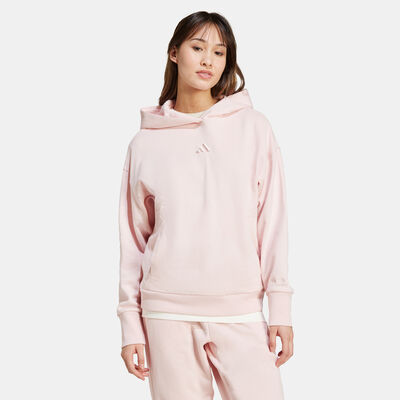 adidas Women's All SZN French Terry Hoodie Pink