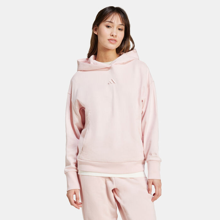 adidas Women's All SZN French Terry Hoodie Pink image number 0