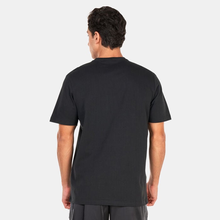 adidas Originals Men's Adventure Mountain Front T-Shirt Black adidas Originals Men's Adventure Mountain Front T-Shirt Black image number 1