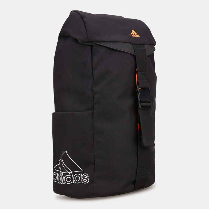 adidas Men's Standards Flap Backpack Black adidas Men's Standards Flap Backpack Black image number 2