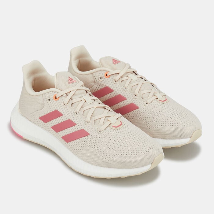 adidas Women's Pureboost 21 Shoe Beige adidas Women's Pureboost 21 Shoe Beige image number 2